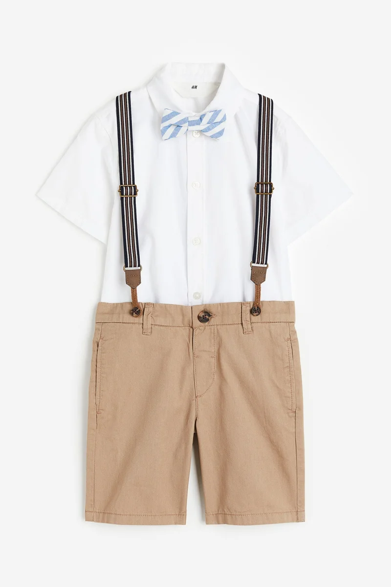 اتش اند ام طقم قطني من 4 قطع